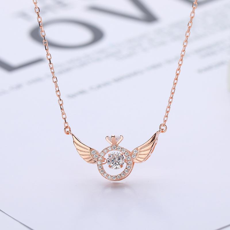 Angel Wings Wings Necklace Women's Korean Light Luxury Simple