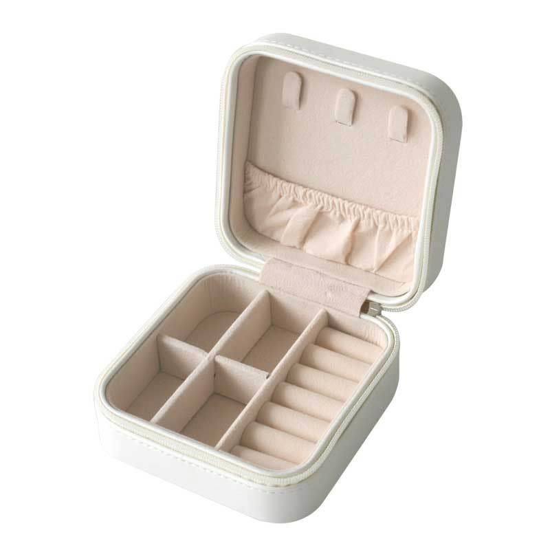 European Style Portable Zipper Storage Box for Jewelry